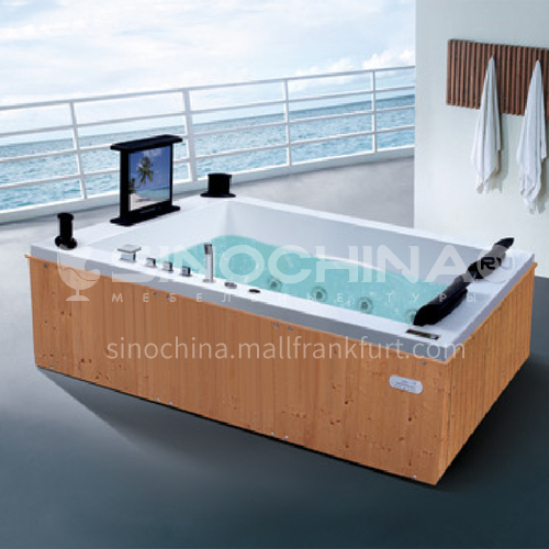 Luxury hot spring pool massage large pool hydrotherapy multi-person SPA massage surfing bathtub outdoor jacuzzi AO-6025